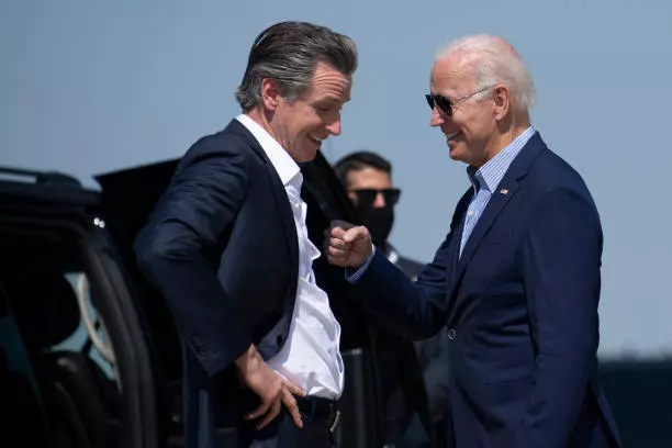Gavin Newsom Joe Biden