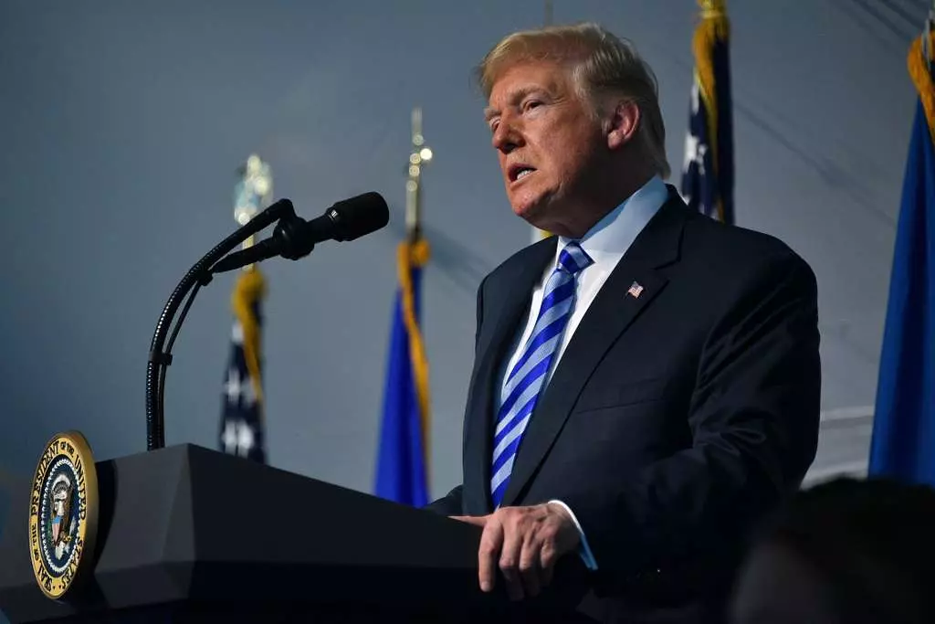 Donald Trump -copyright Copyright info Public Domain Dedication. Public Use Notice of Limitations: https://www.dvidshub.net/about/copyright