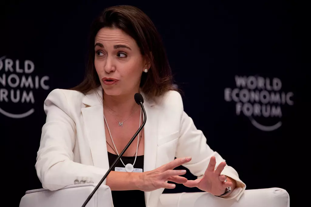 RIO DE JANEIRO/BRAZIL, 29APR11 -Maria Corina Machado, Member of the Parliament, Venezuelan National Assembly, Venezuela captured during the World Economic Forum on Latin America in Rio de Janeiro, Brazil, April 29, 2011.