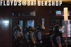 English: June 3rd, 2021 - Minneapolis -- Protesters take to the streets after the Ramsey County & Hennepin County Sheriffs Department Officers shoot and kill Winston Smith while a federal task force attempted to make an arrest in a parking garage. -- This image is part of a continuing series following the unrest and events in Minneapolis following the May 25th, 2020 murder of George Floyd. Chad Davis Photography: Minneapolis Uprising Date 4 June 2021, 00:25:42 Author Chad Davis