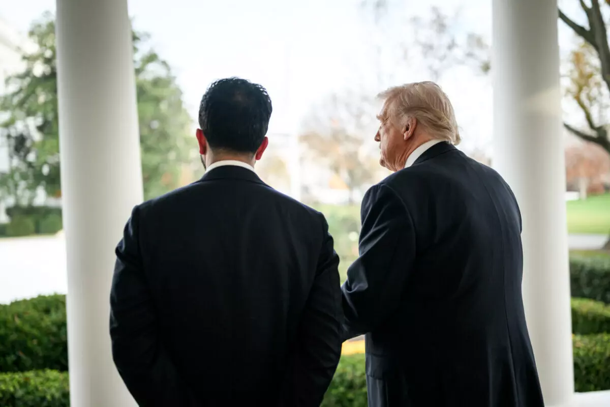 Description English: NYC mayor-elect Zohran Mamdani (left) and President Donald Trump meeting at the White House Date 21 November 2025 Author White House